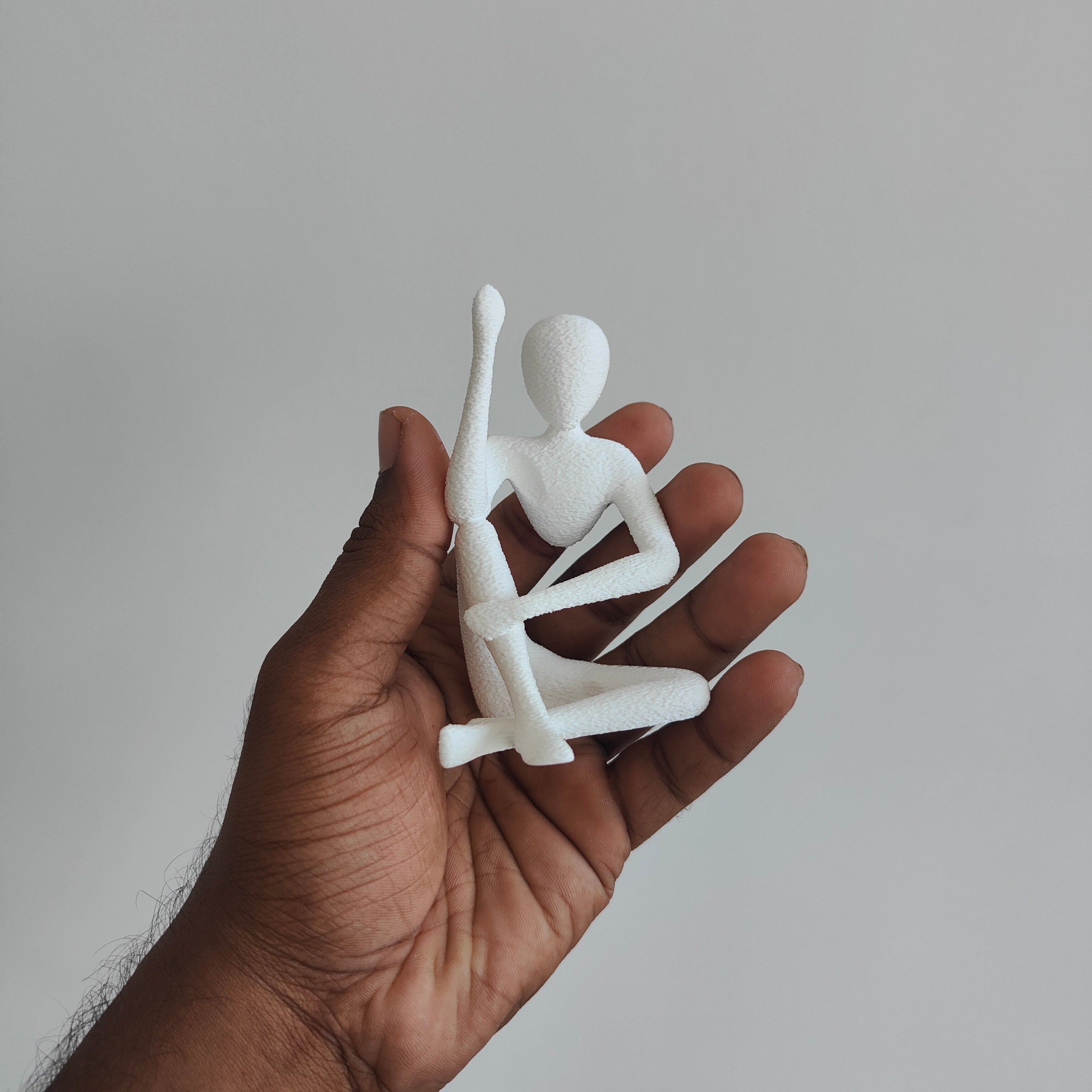 Minimalist Figure Vase – 3D Printed Decorative Flower Holder
