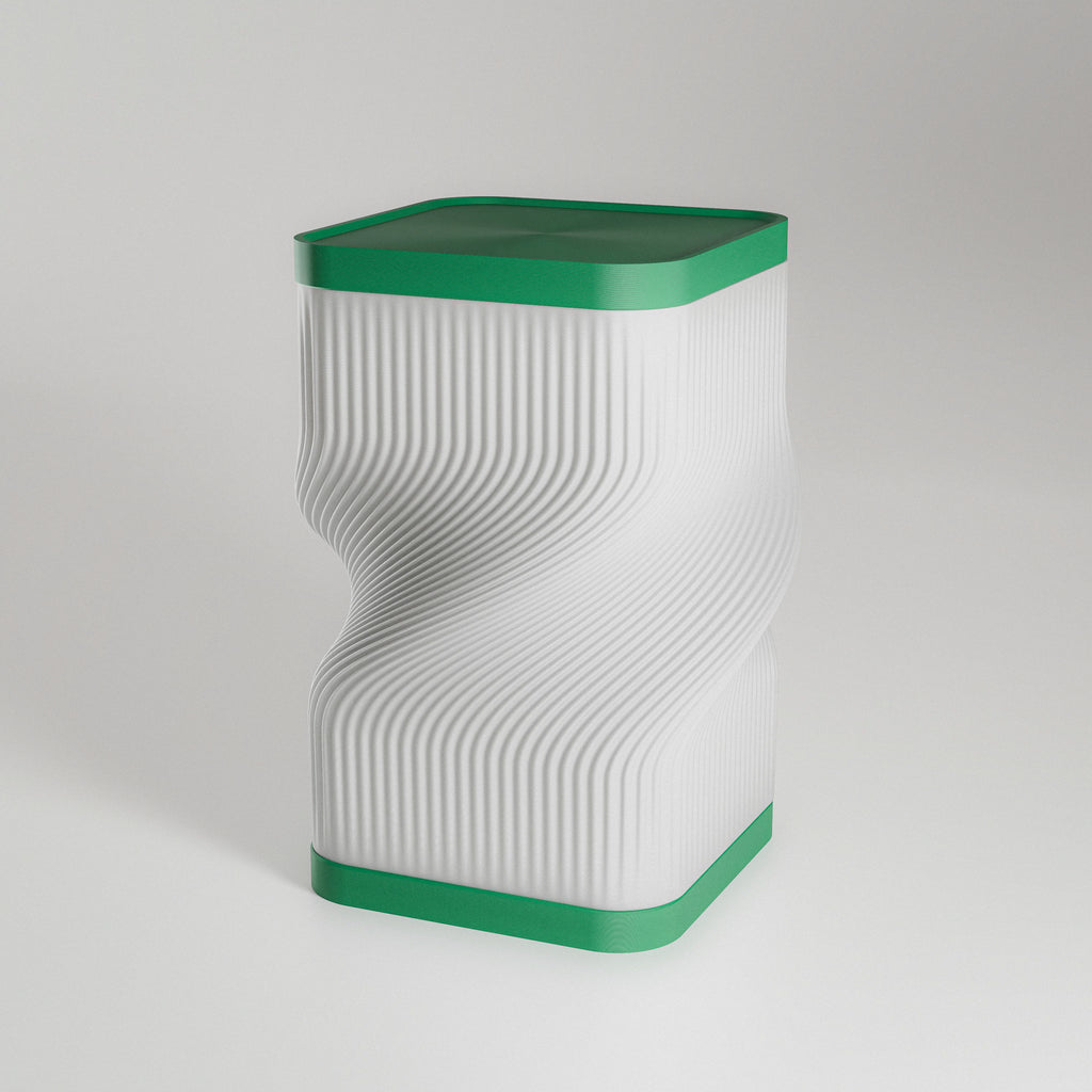 Torsion Table Lamp – Modern 3D Printed Ambient Light
