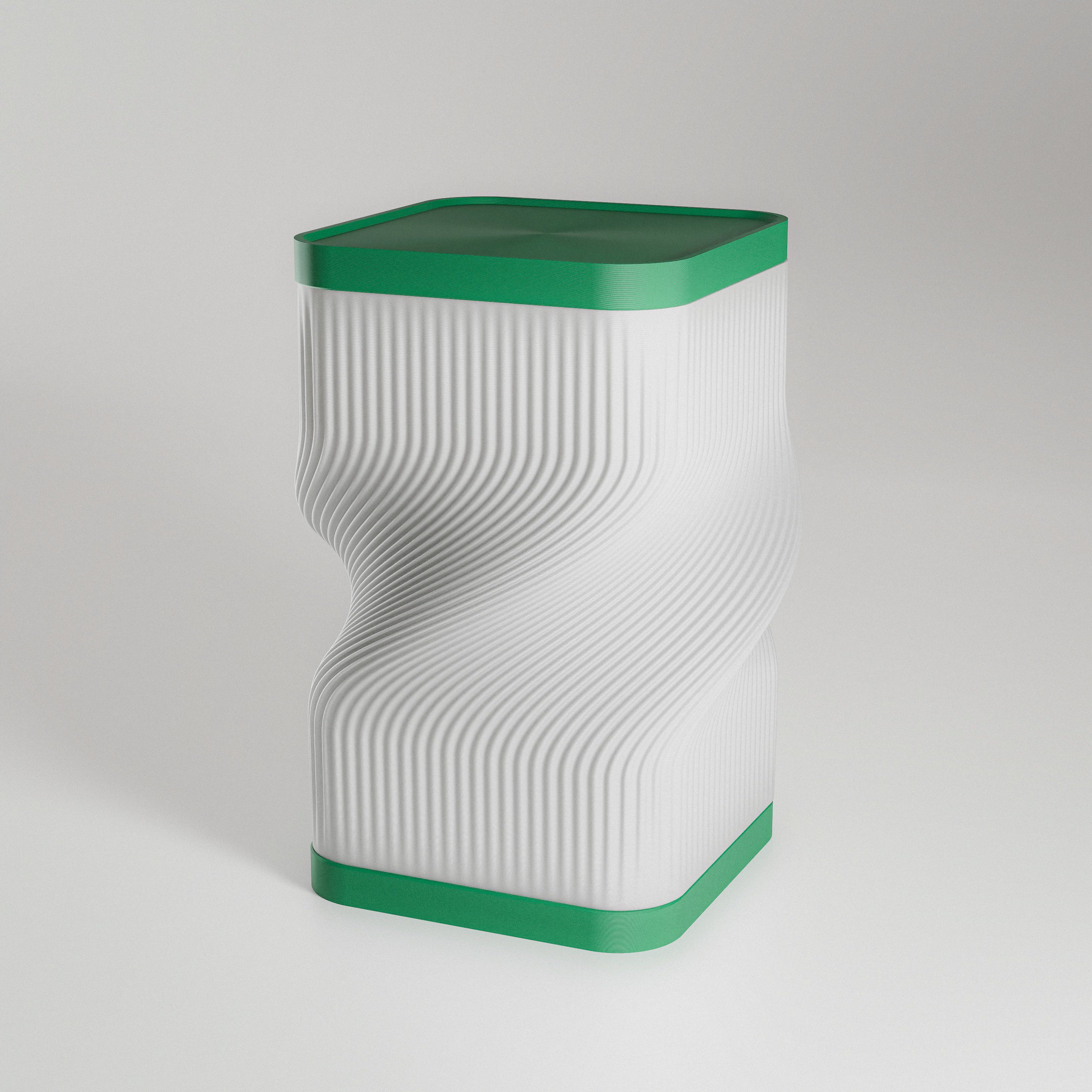 Torsion Table Lamp – Modern 3D Printed Ambient Light