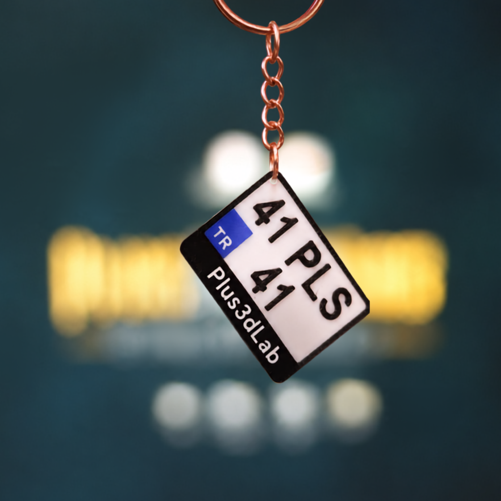 Personalized License Plate Keychain | Custom Number Plate Keyring | Car Lover Gift | Custom Text Keychain