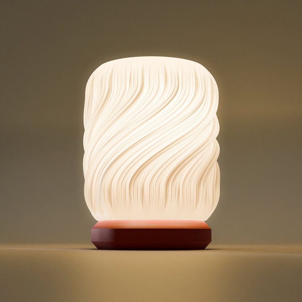 Drift Table Lamp – Modern 3D Printed Ambient Light