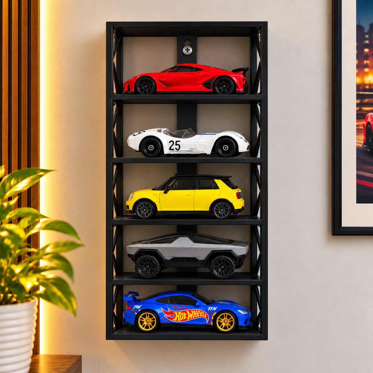 Garage Stand – 5 Level Hot Wheels Display Stand