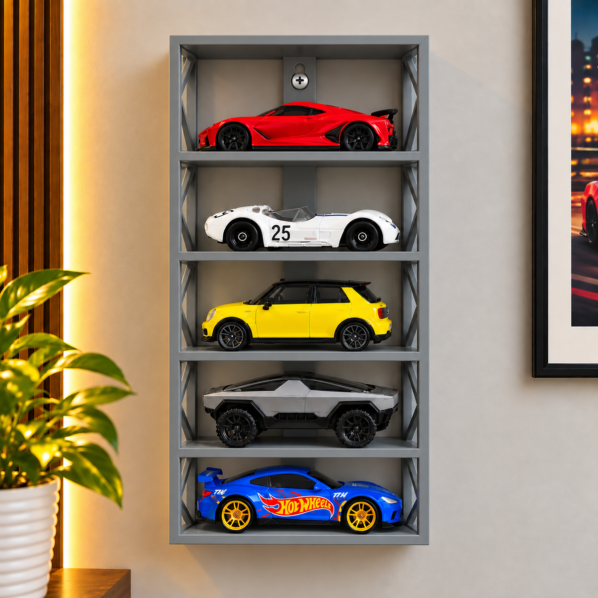 Garage Stand – 5 Level Hot Wheels Display Stand