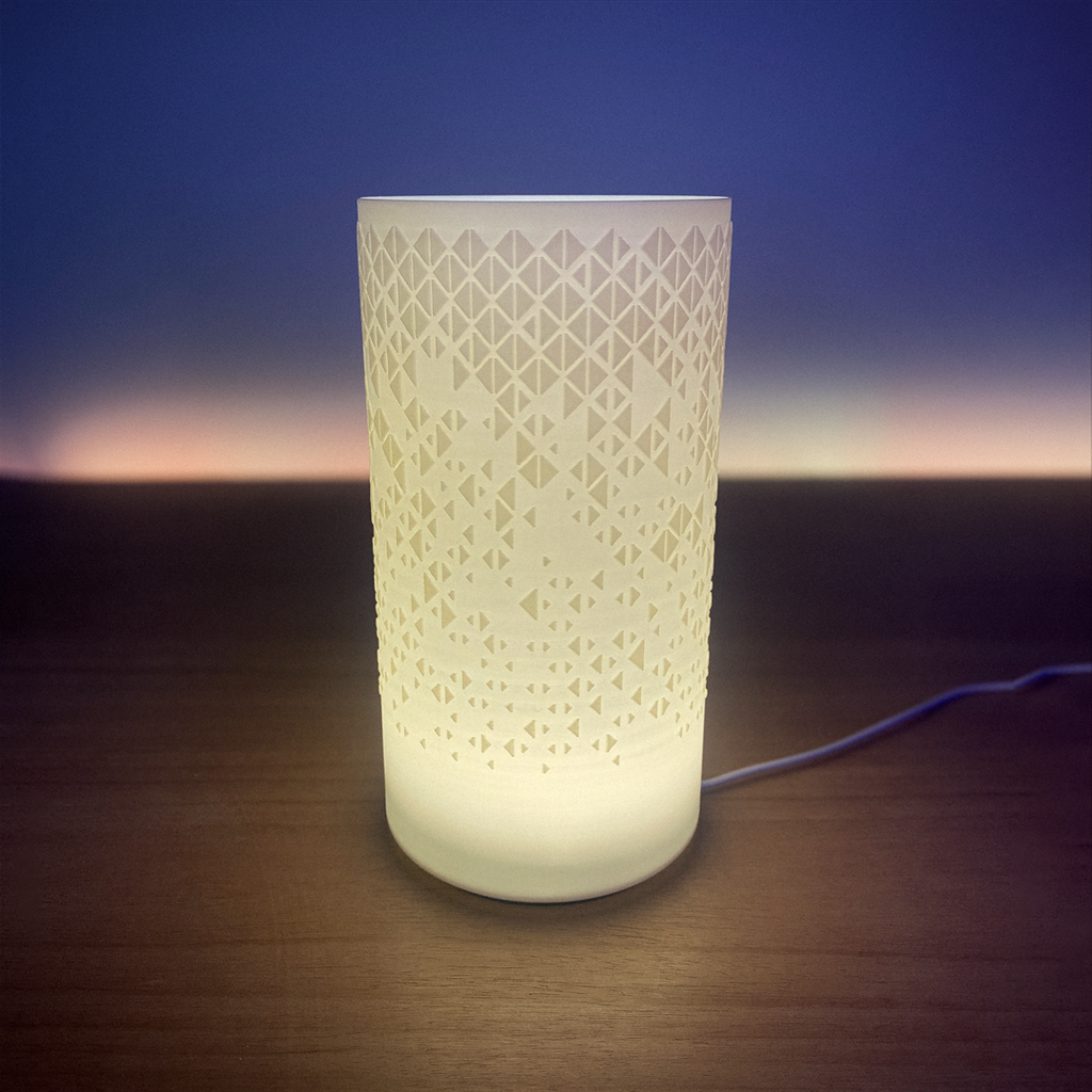 Halen Table Lamp – Modern 3D Printed Ambient Light