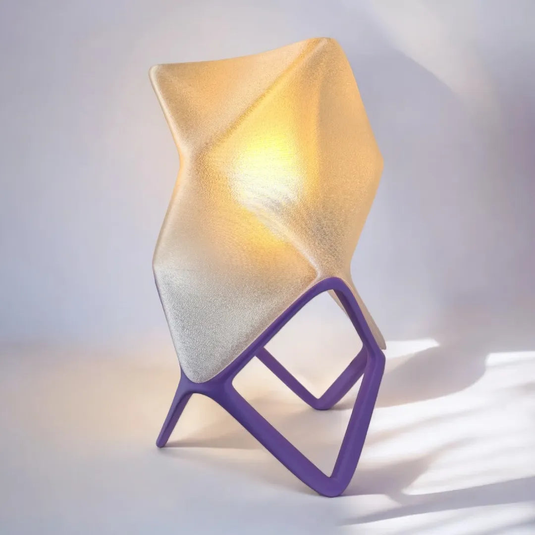 Origami Table Lamp – Modern Sculptural Ambient Light - Large