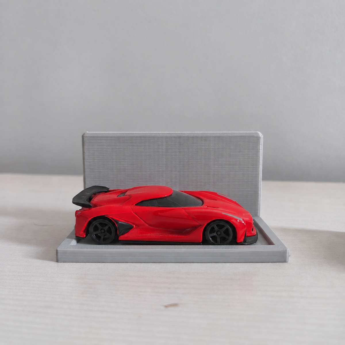 L Shaped Hotwheels Stand