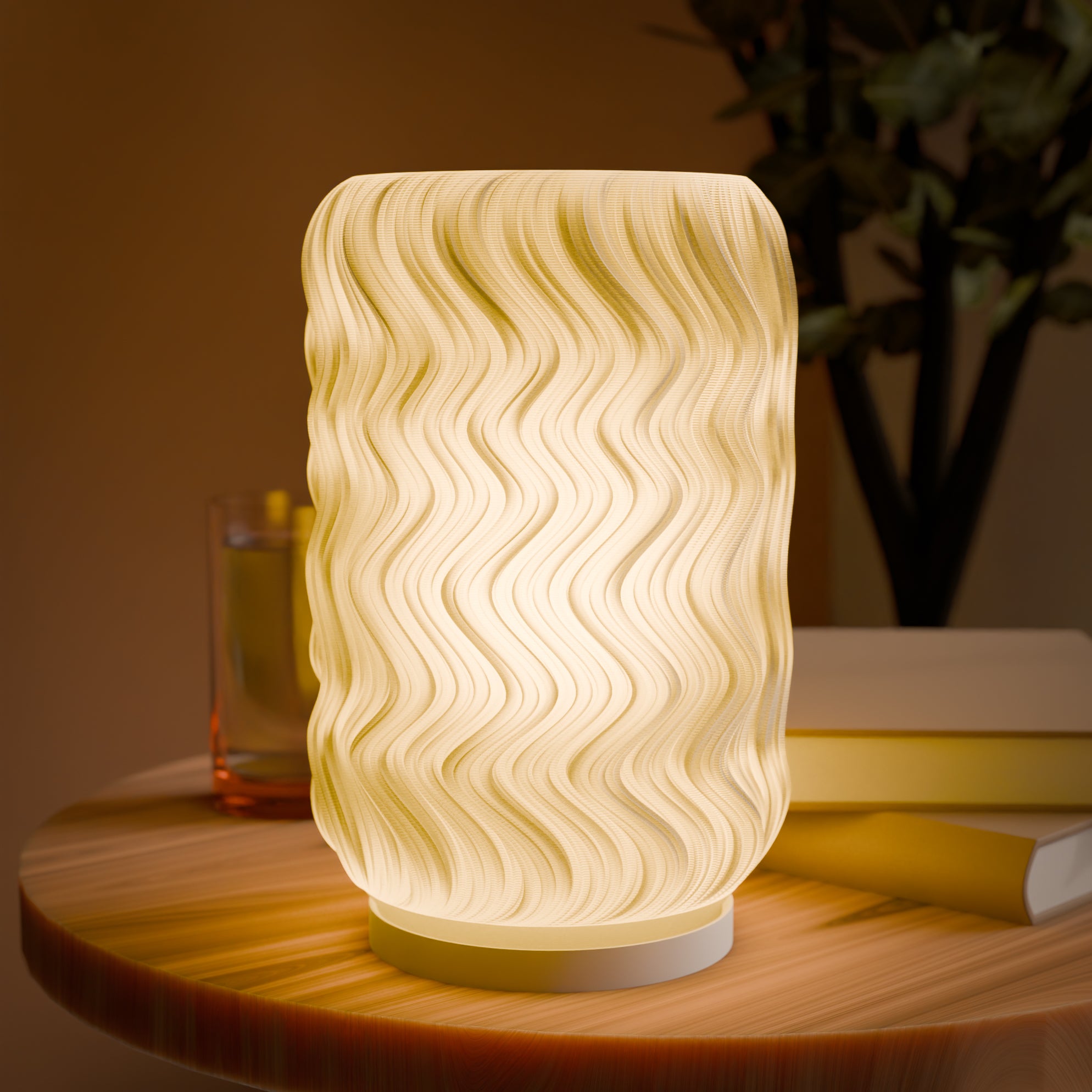 Tide Lampshade – Modern 3D Printed Ambient Light
