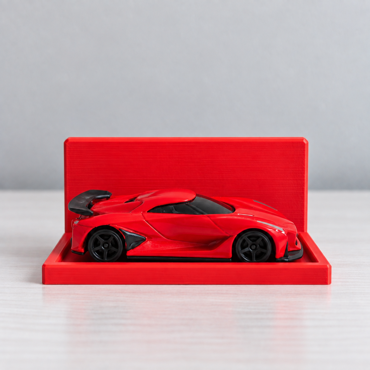 L Shaped Hotwheels Stand